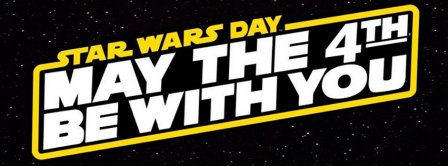 May The 4th Be With You Blask Stars Facebook Covers